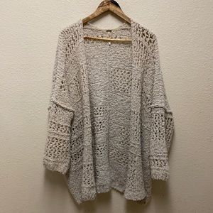 Free People Saturday Morning Open Front Cardigan XS/Small